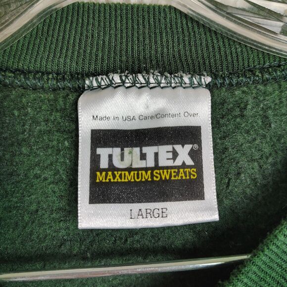 Vintage 90s Green Bay Packers Sweatshirt Tultex Maximum Sweats L Made in USA NFL - Picture 4 of 8